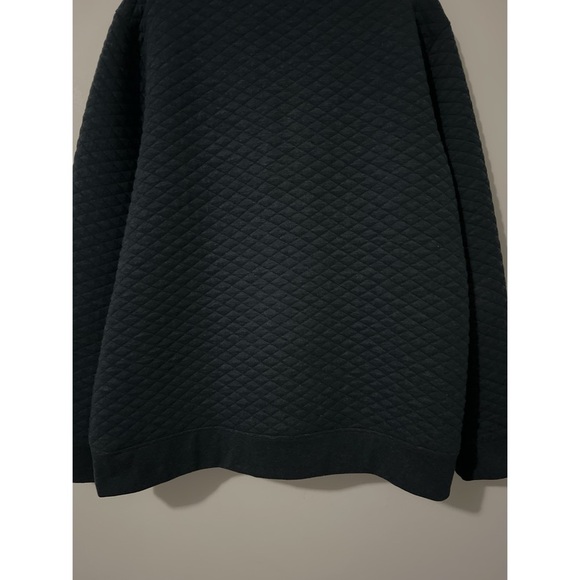 Billy Reid Diamond Quilt Half Zip Sweater Men’s Carbon Blue XXL Pullover - Picture 7 of 16